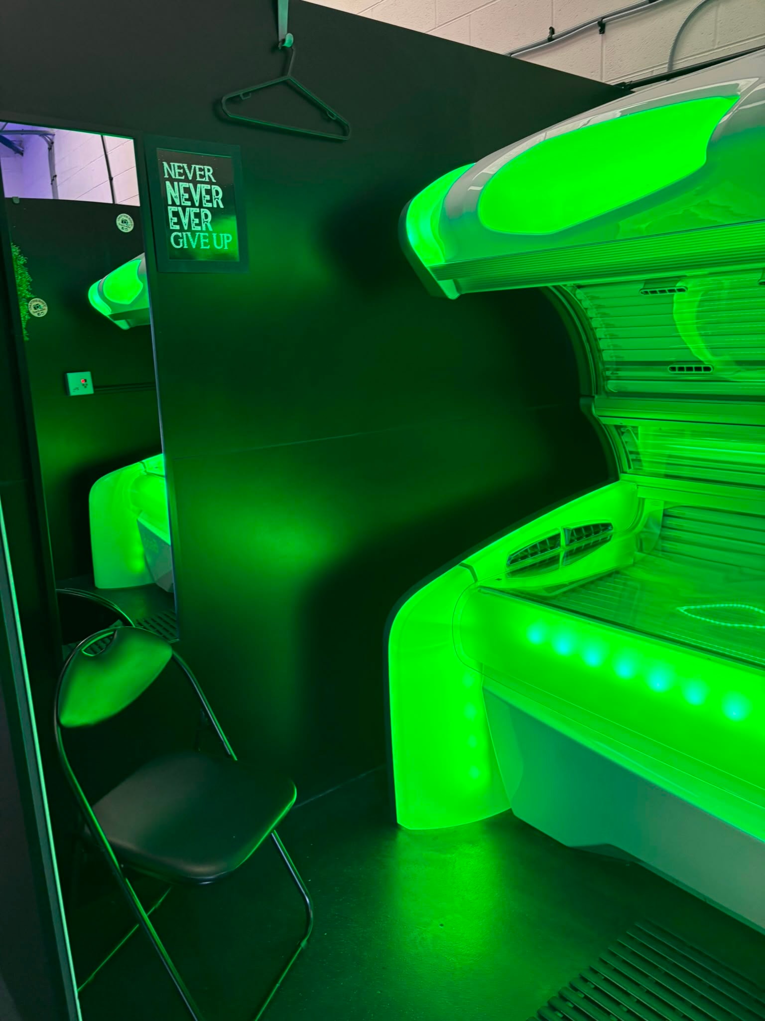 MegaSun 6800 tanning bed at Serenity Sunbeds